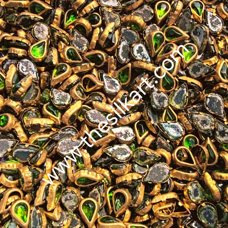 tilakam shape light green glossy