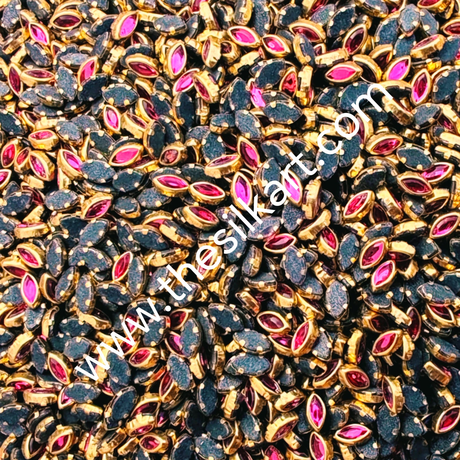 6k Eye shape light pink glossy