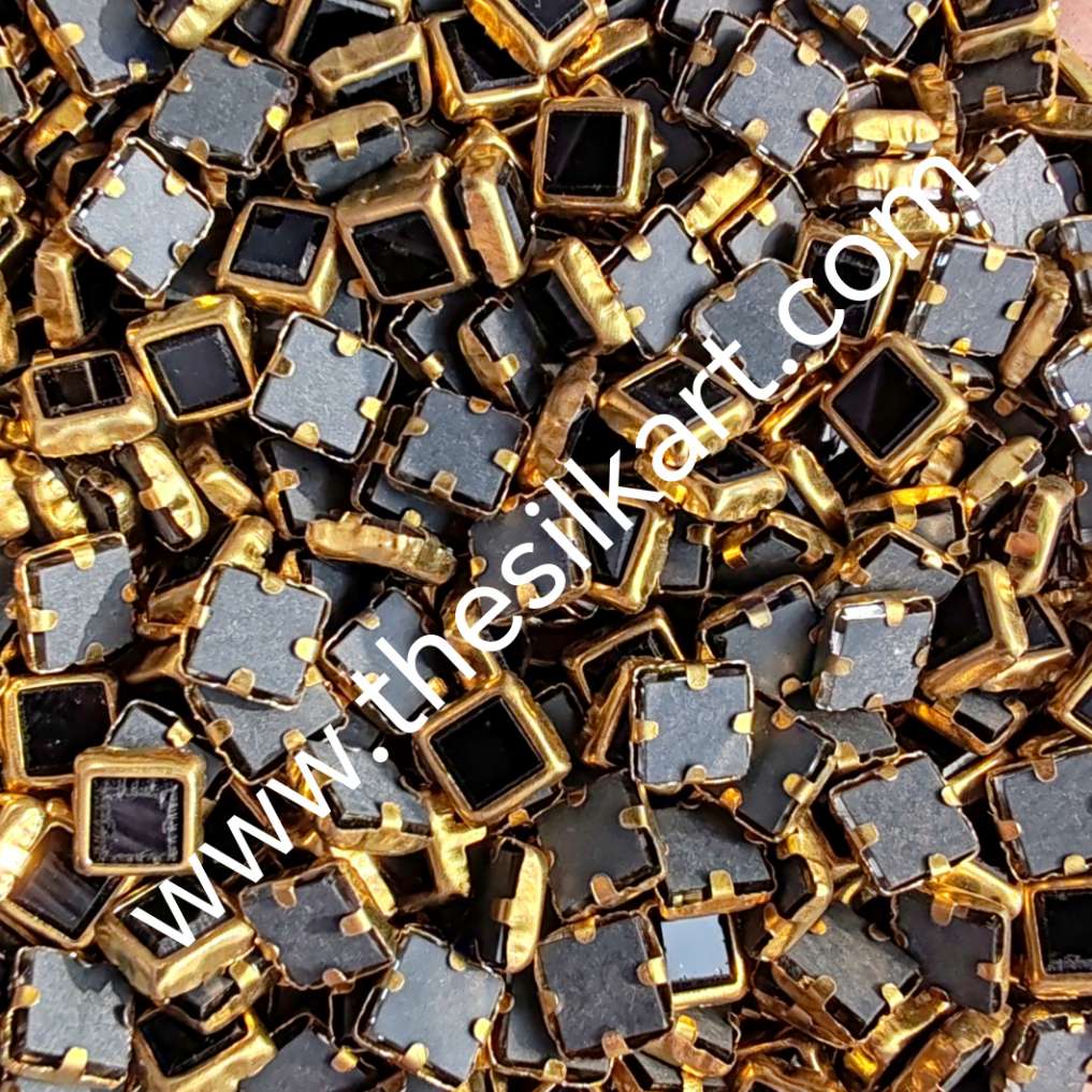 4*4 square black glossy