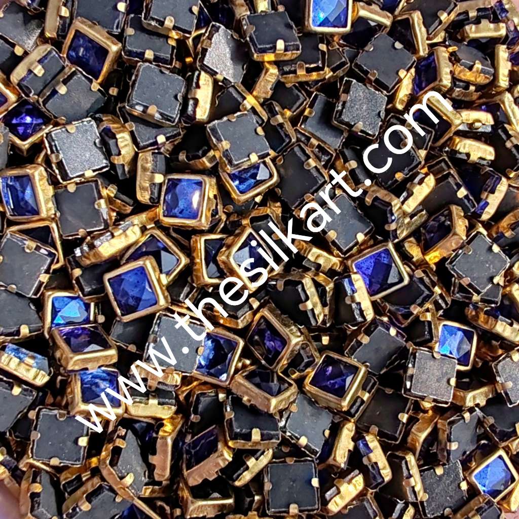 4*4 square dark blue glossy