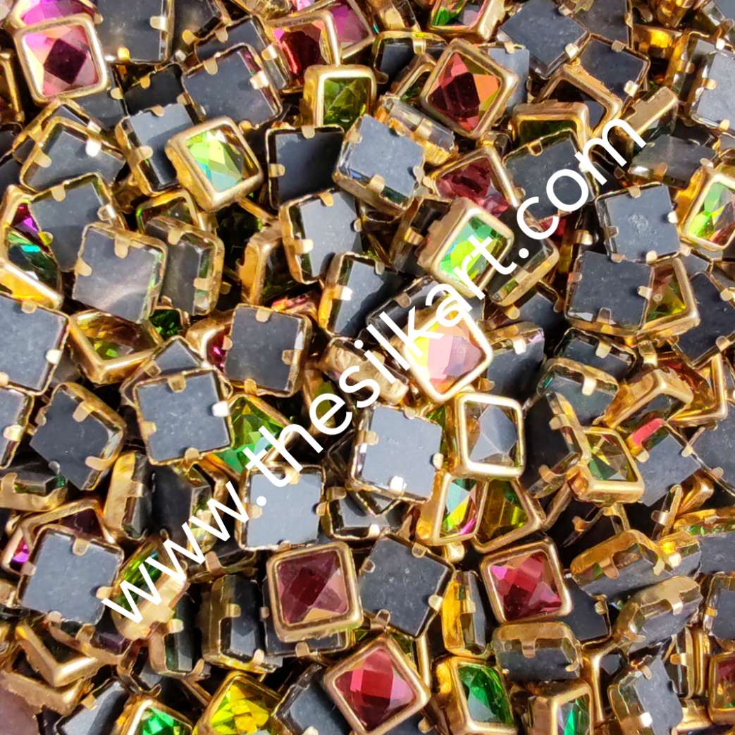 4*4 square rainbow glossy