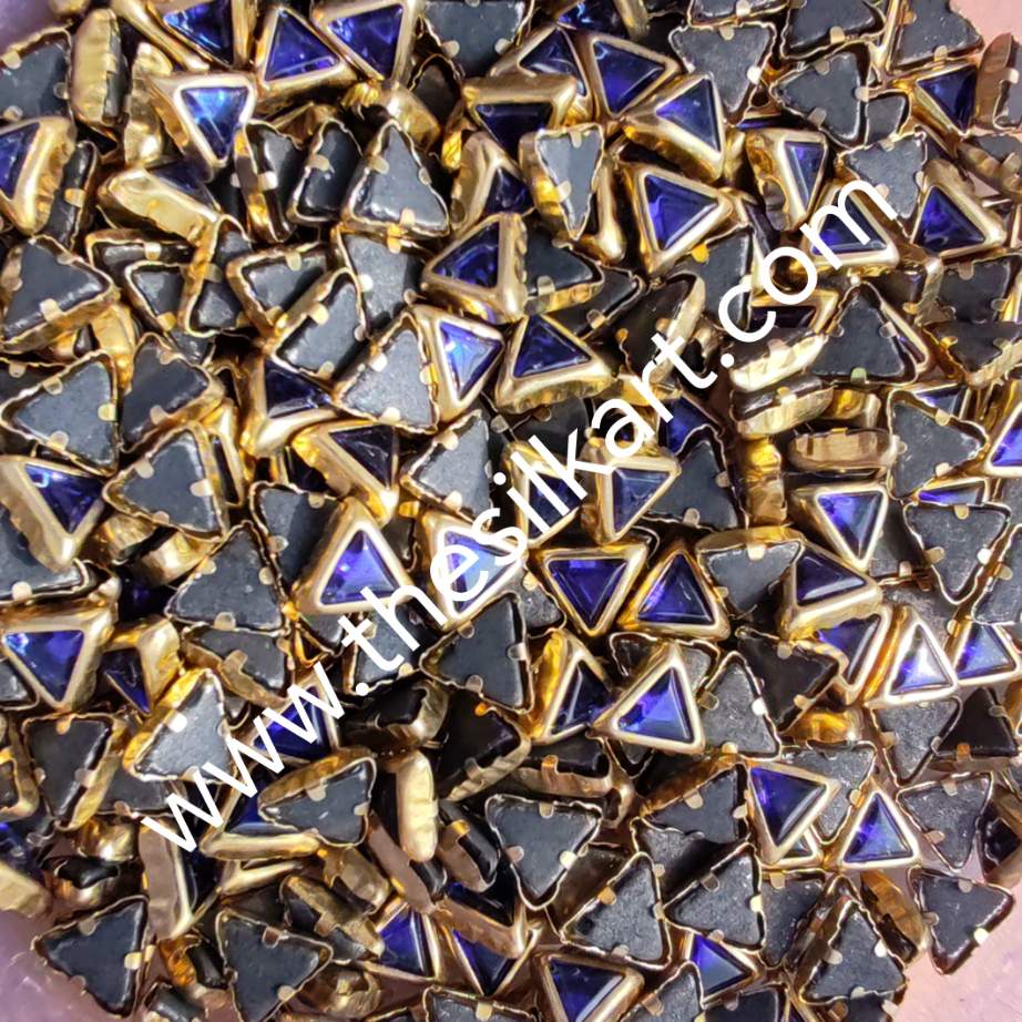 Triangle dark blue glossy