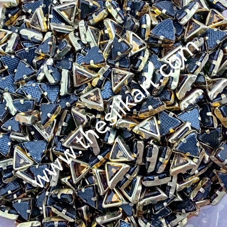 triangle glossy gold