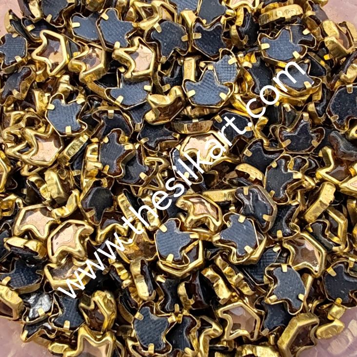 crown shape glossy gold