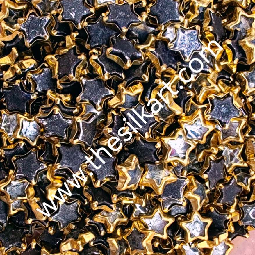 small star glossy white