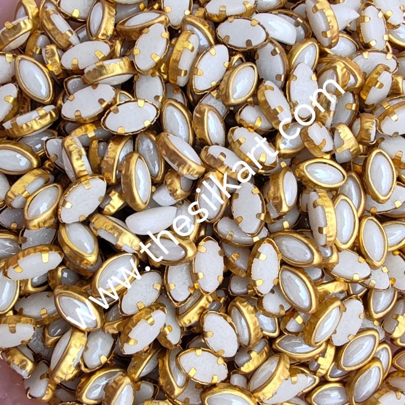 6k eye shape ceramic white