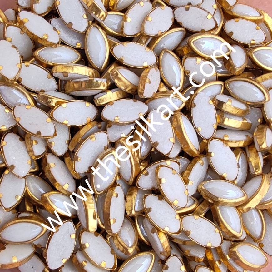 8k eye shape ceramic white