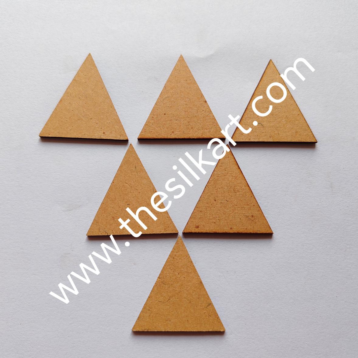 MDF triangle shape