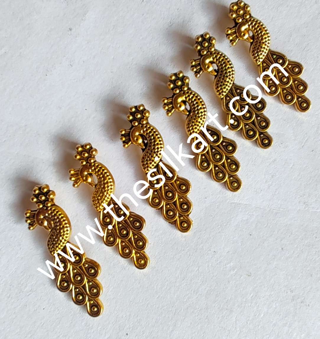 peacock charm no:3 gold