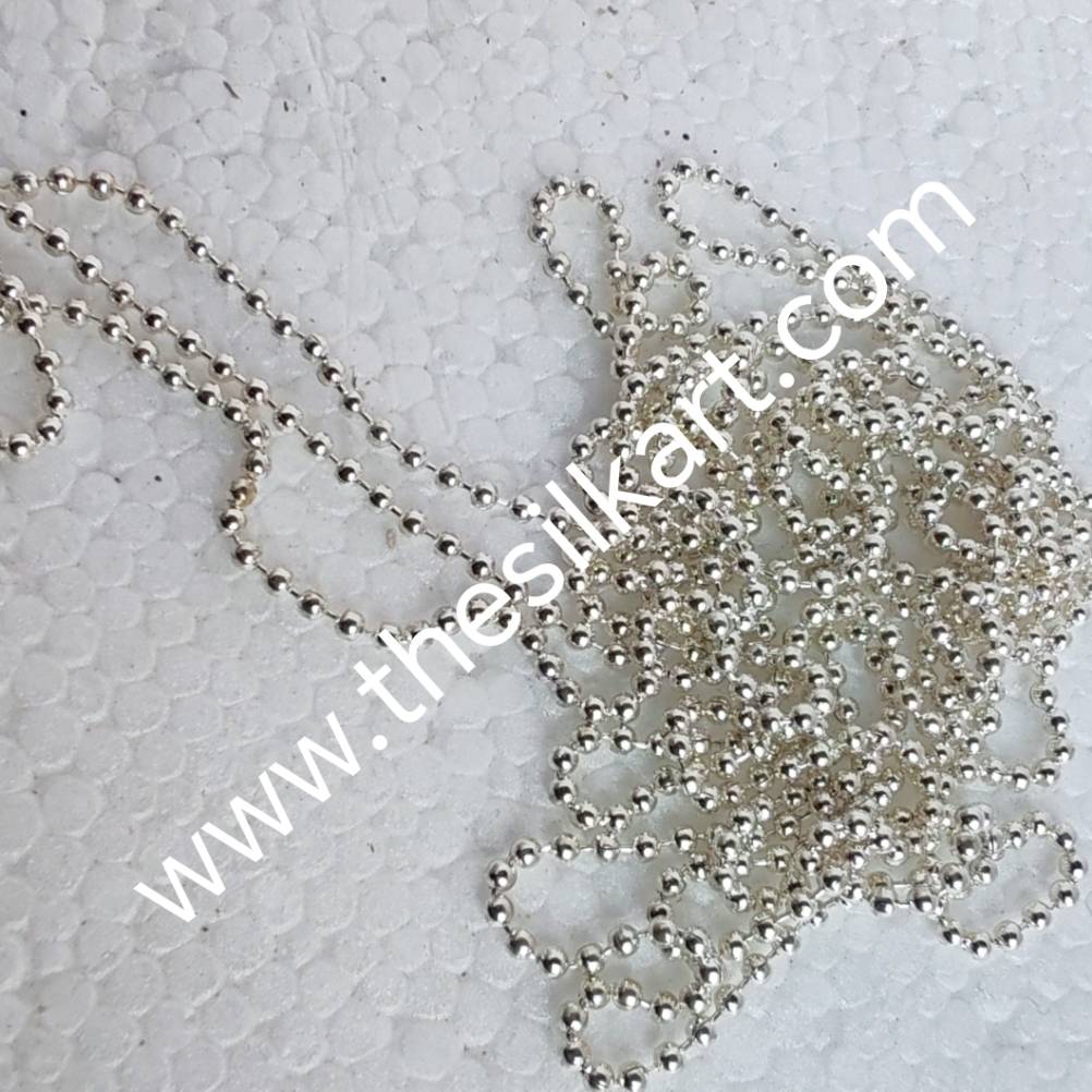 silver colour ball chaine