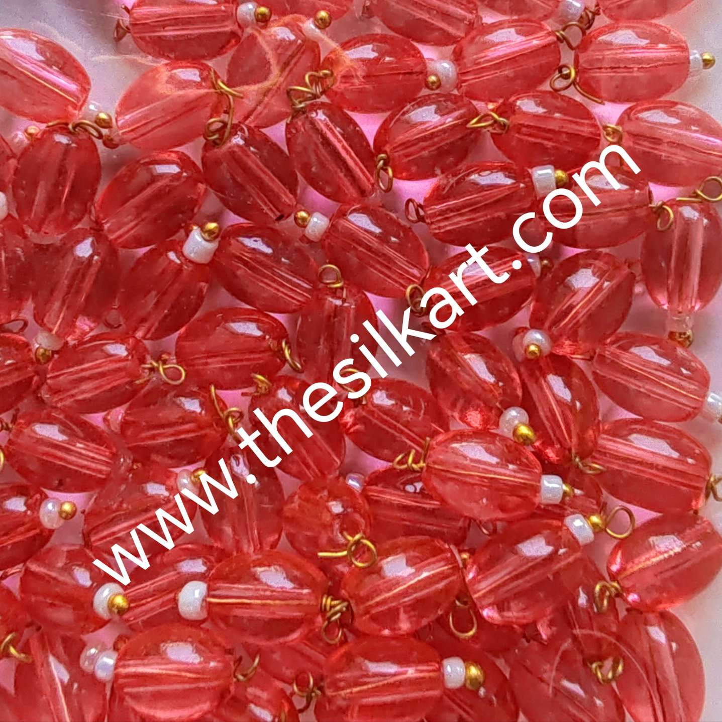 kanakambaram colour hanging beads
