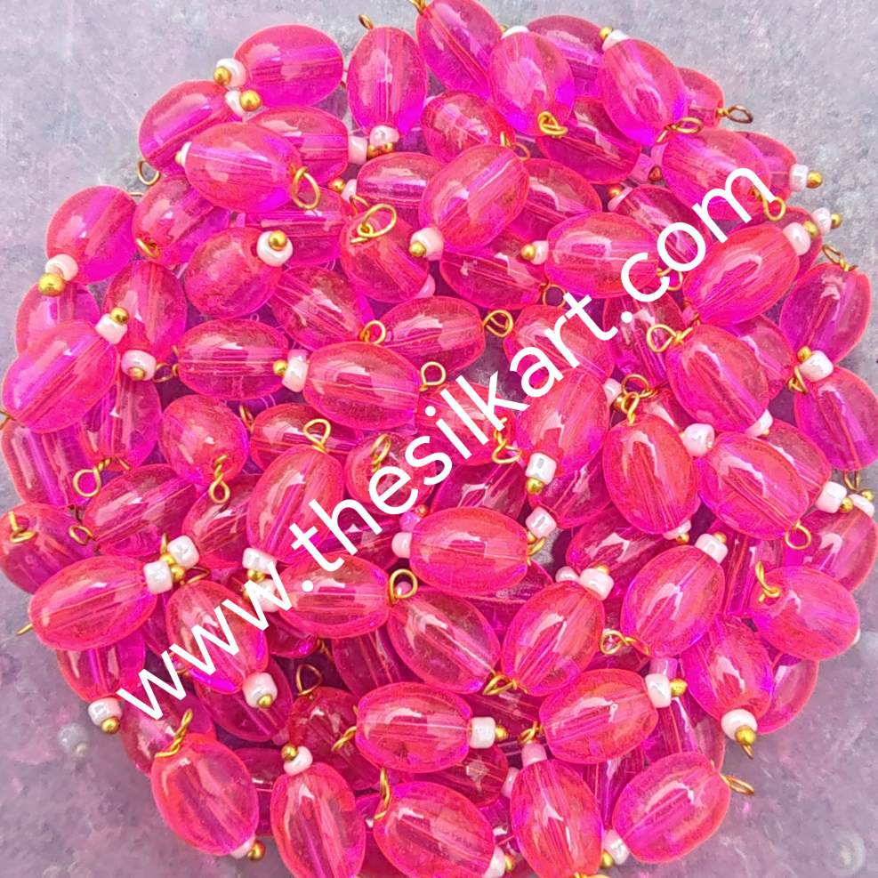 light pink colour hangingbeads