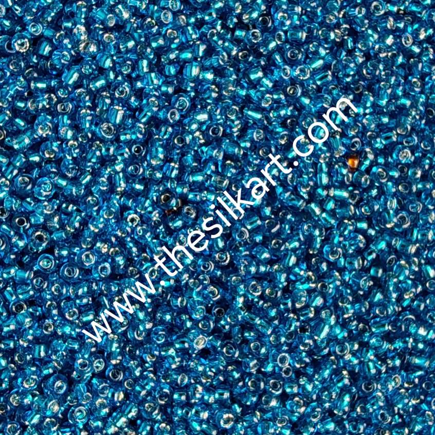 sky blue colour hanging beads