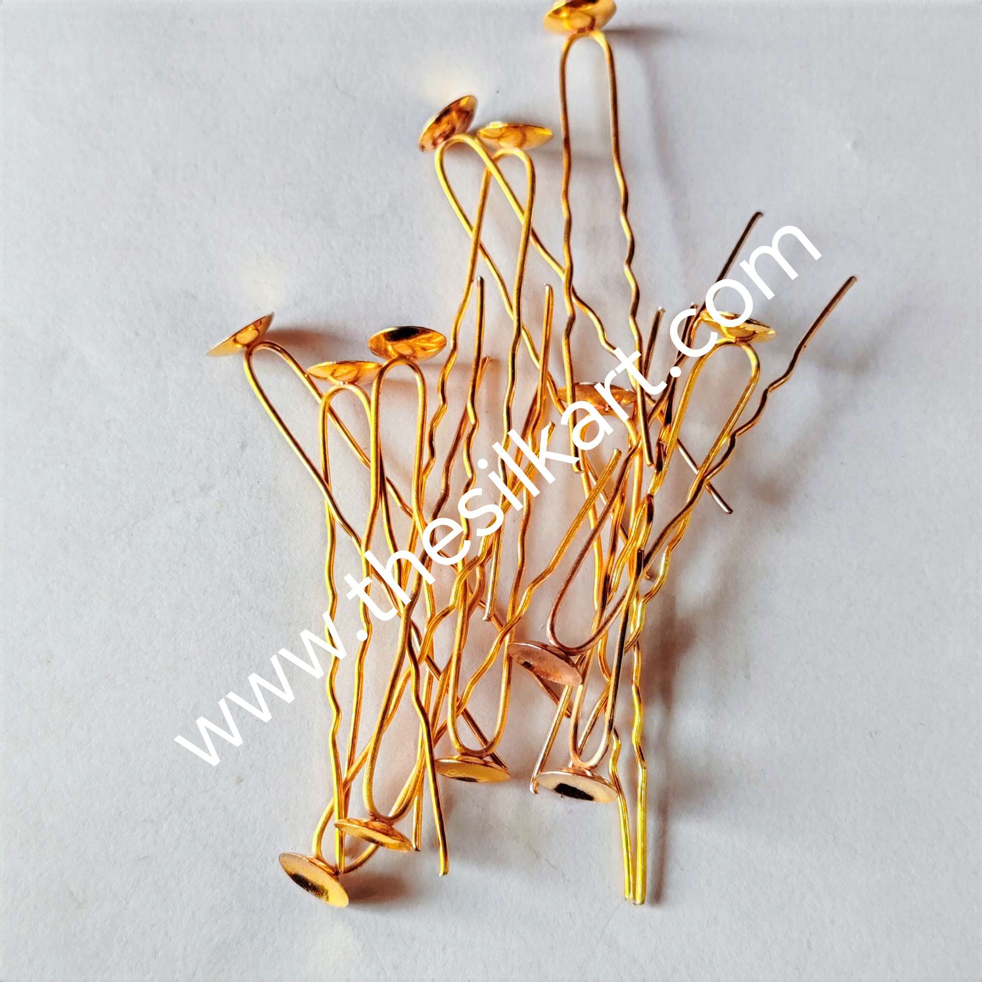 gold colour u pins