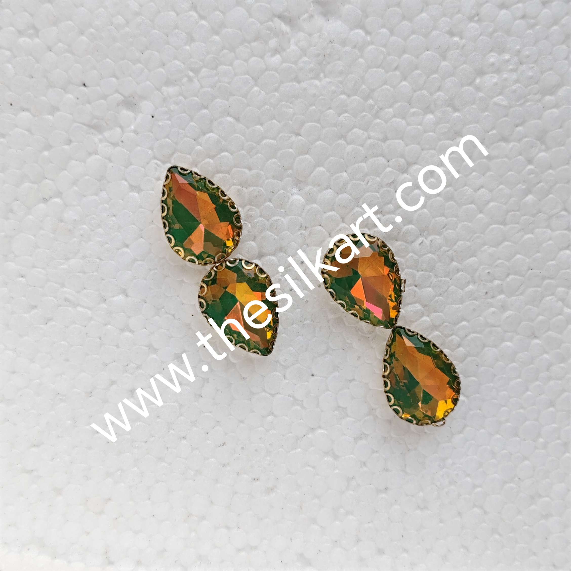 10*14 size droup shape pestral colour clipstones