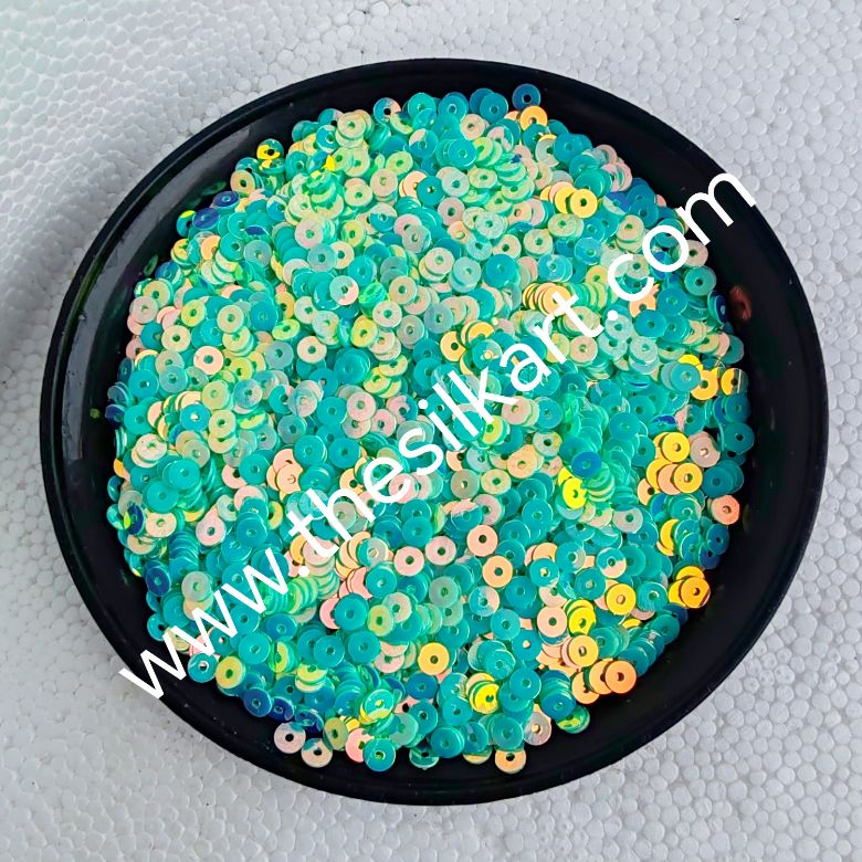 4mm size sequences colour-sea green