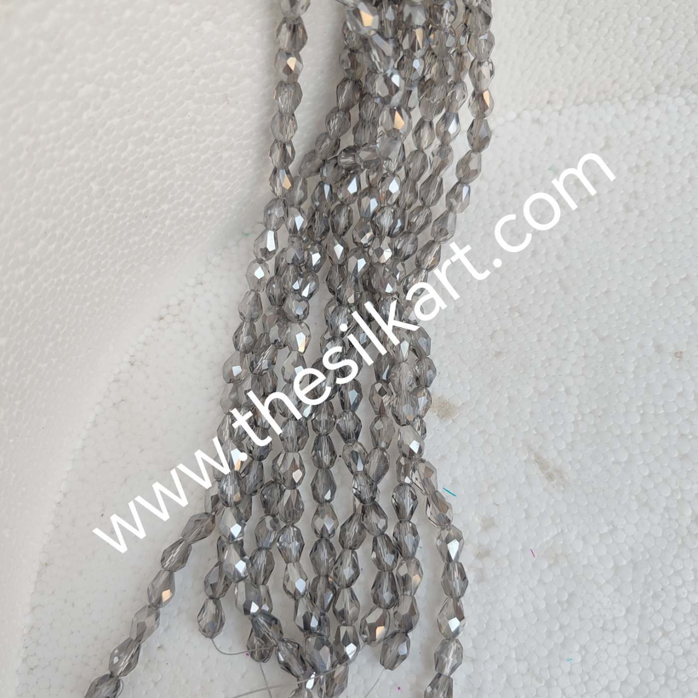 droup shape crystal beads-yash