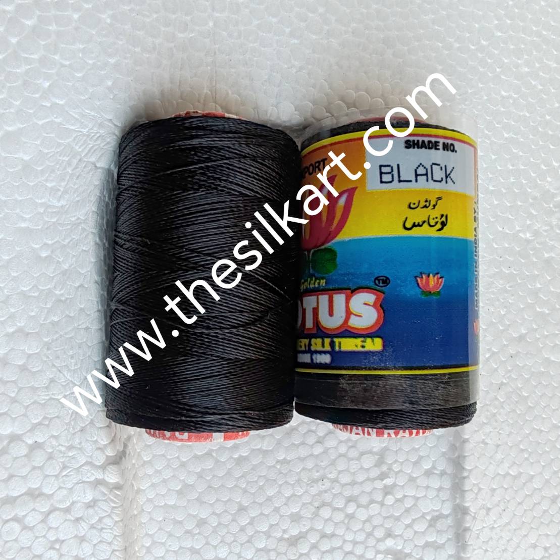 Lotus silk thread-Shade.black