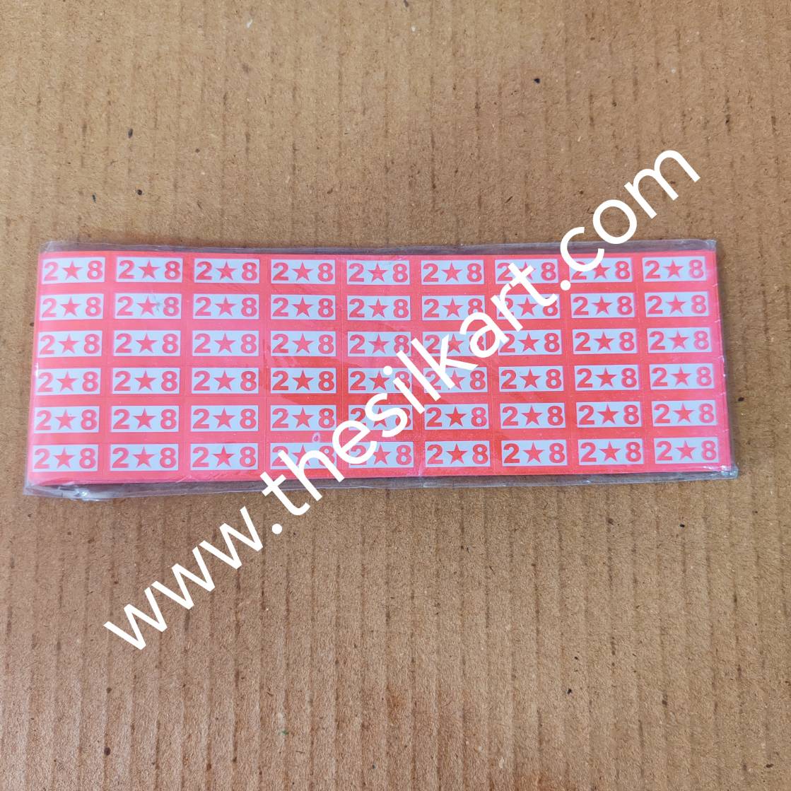 2*8 size stickers