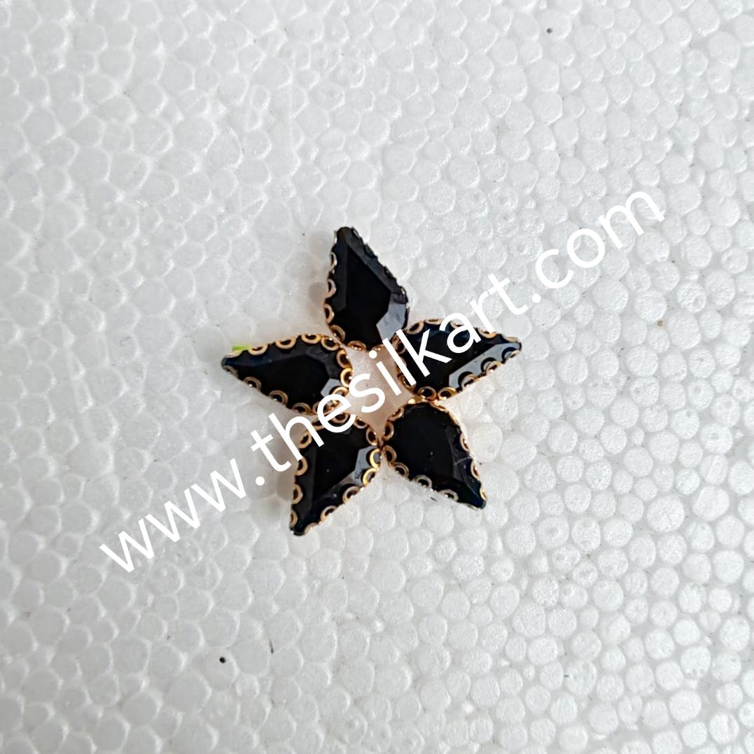 10*6 size drop black colour clipstone