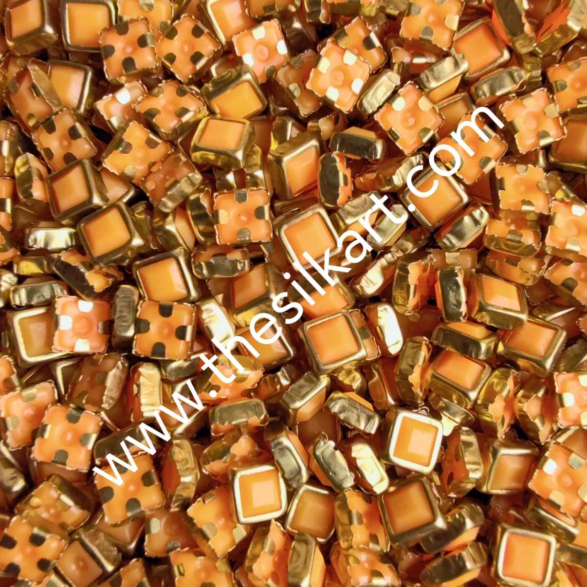 4*4 square light orange matt