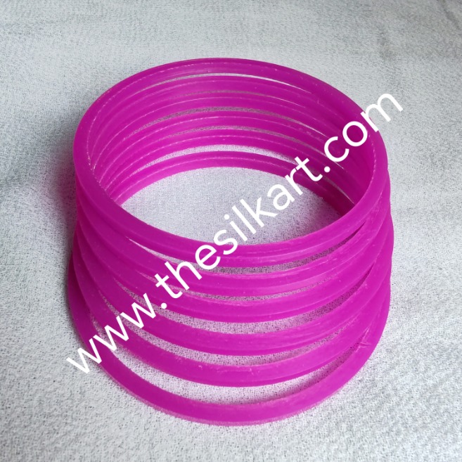 6cut flat bangles