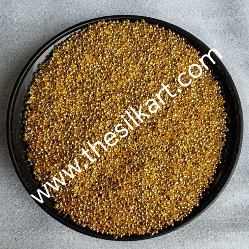 Lock beads gold colour
