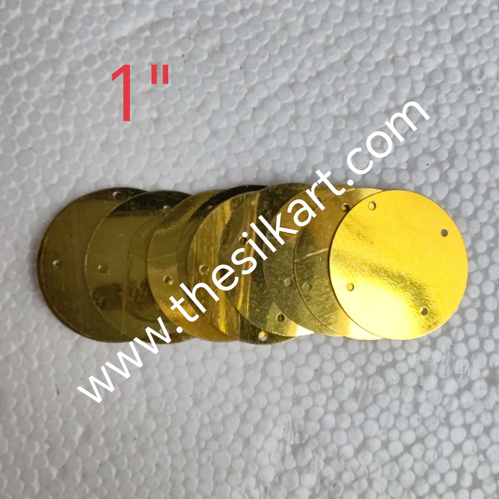Plastic gold colour bases